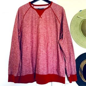 🌟MOSSIMO Boyfriend Crewneck Pullover Sweater Shirt/Top - Heather Red | Size: XL
